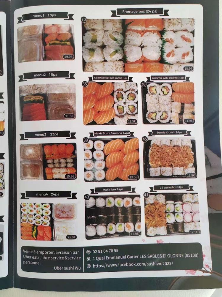 Sushi Wu - Menu Image 2